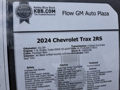 2024 Chevrolet Trax 2RS