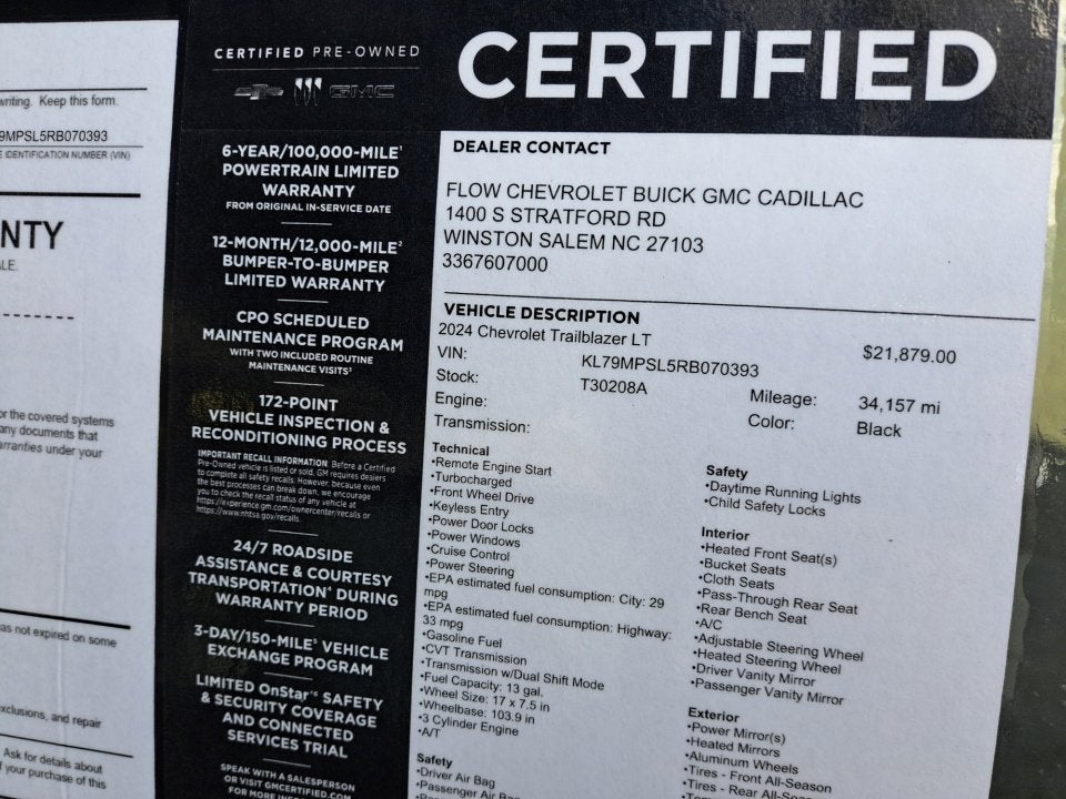 2024 Chevrolet Trailblazer LT