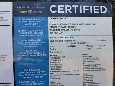 2024 Chevrolet Trailblazer RS