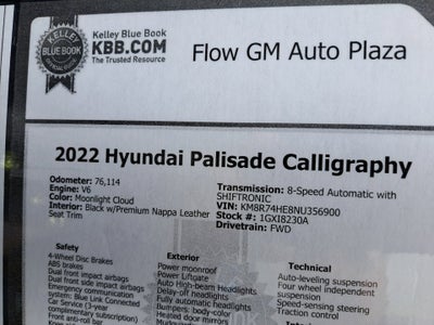 2022 Hyundai Palisade Calligraphy