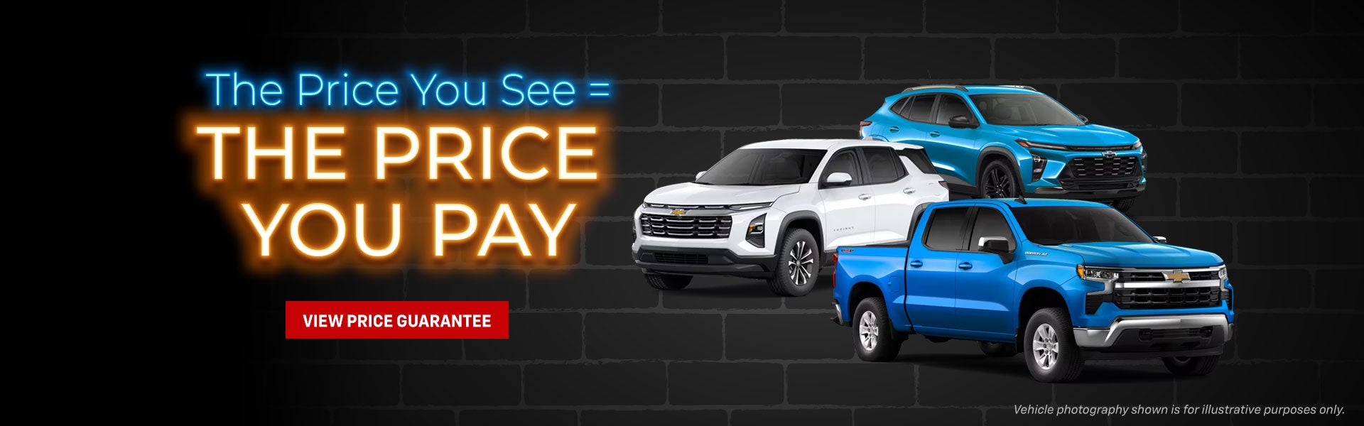The price you see is the price you pay