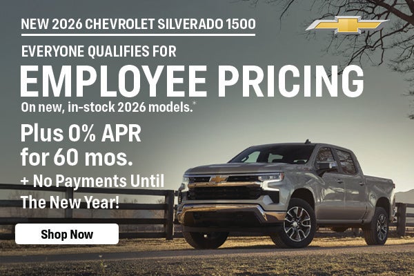 Silverado Employee Pricing