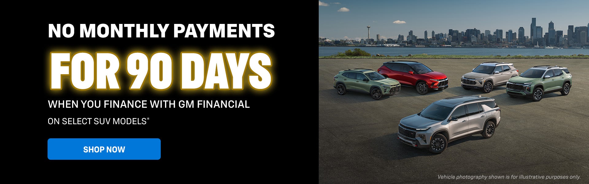 No Monthly Payments For 90 Days